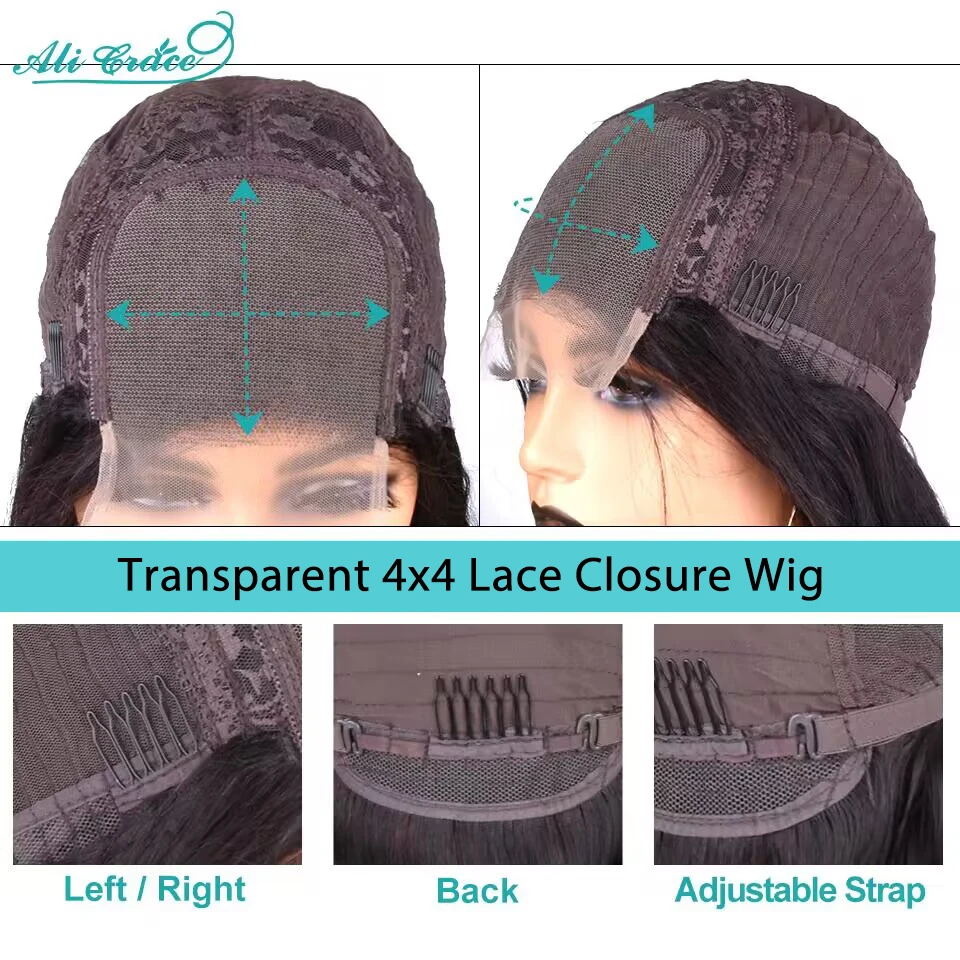 Women's Ali Grace Short Bob Lace Closure Wig