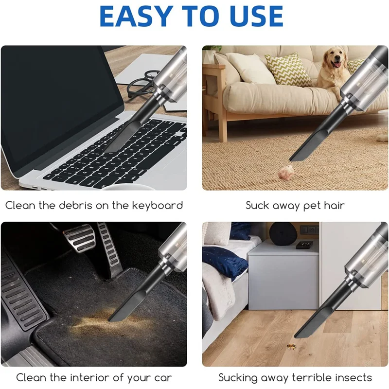 مكنسة كهربائية محمولة باليد صائد الحشرات اللاسلكي للحشرات العنكبوت نتن علة الصرصور النحل ، مكنسة كهربائية محمولة قابلة للشحن