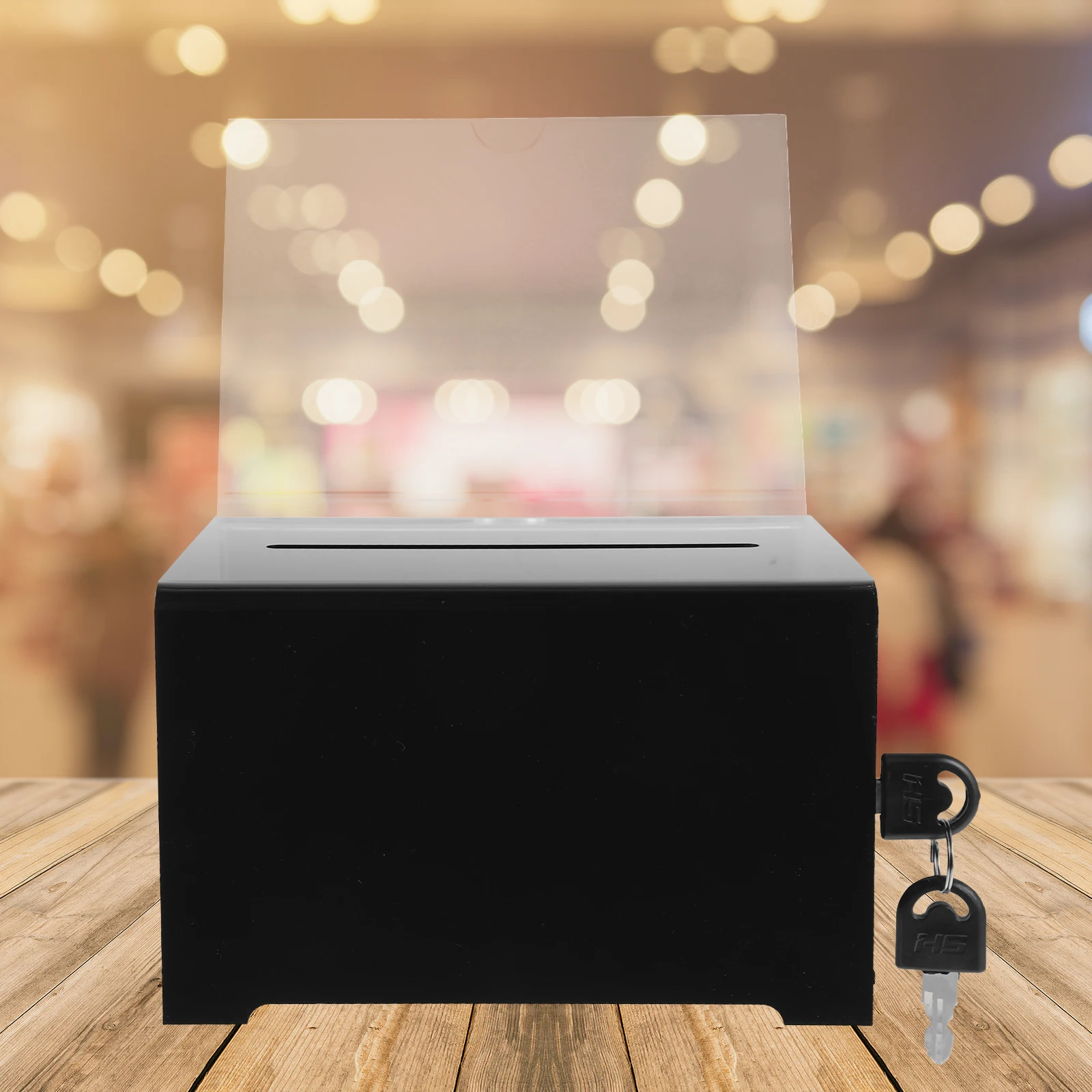 

Donate Box with Lock Donation Boxes for Charity Bin Fundraising Money Charities