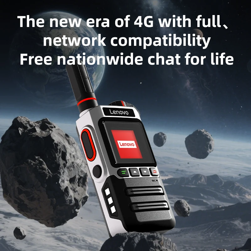 Lenovo SmartPTT CL-720 3.5 Inch 4G POC Radio Dual SIM Card Two-Way Walkie Talkie 5000km Global Coverage National