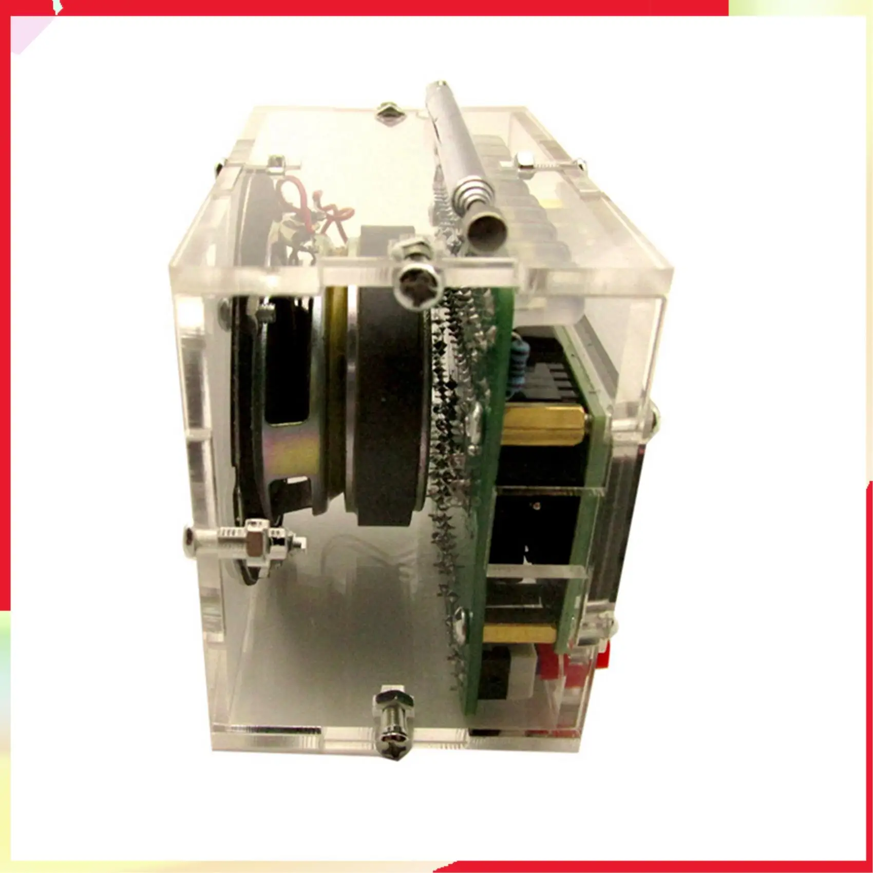 

B18B 2X DIY DC 5 В комплект цифрового радио, детали TDA5807 51 однокристальный FM цифровой звуковой аппарат STC89C52 чип 87 МГц-108 МГц