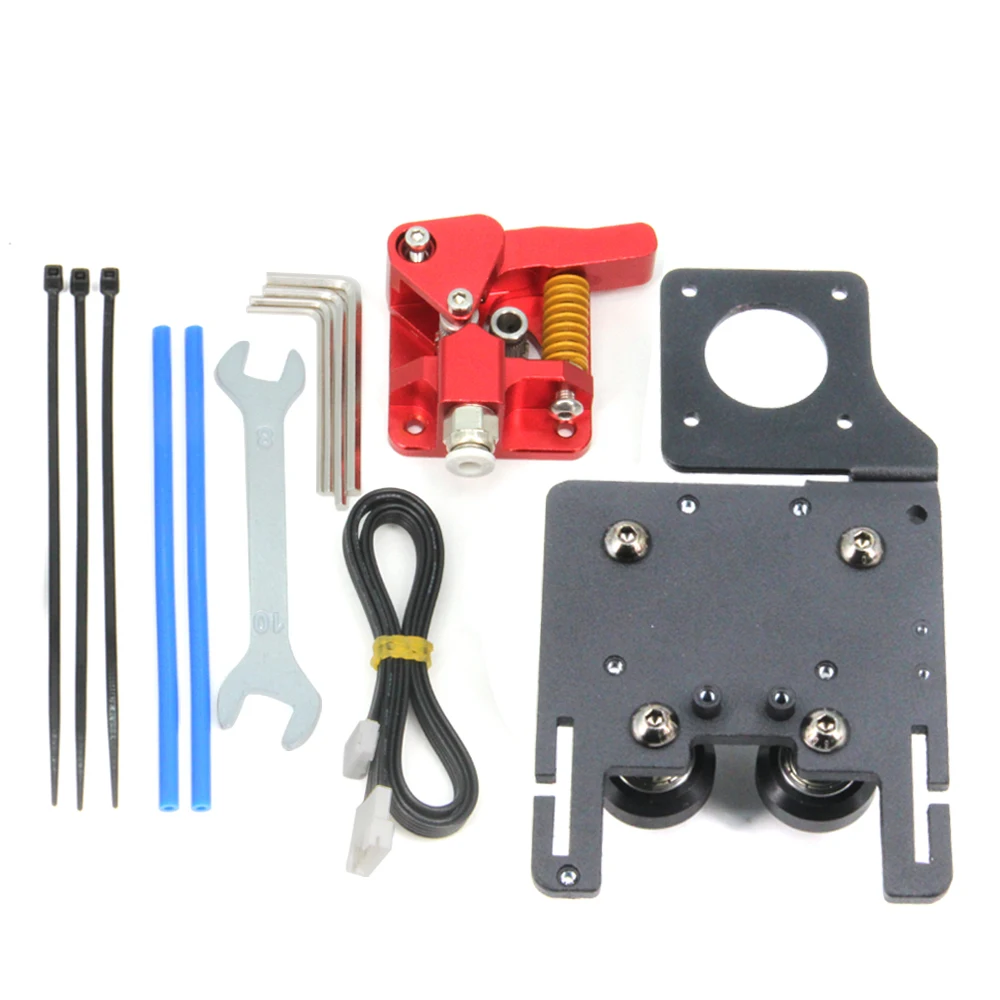 Direct Drive Upgrade Support Aluminum Plate with 4pcs Pulleys with Dual Gear Extruder with Stepper Motor Kit Only for Ender 6