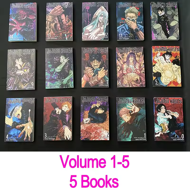1 Book Anime Jujutsu Kaisen Japan Youth Teens Fantasy Science Mystery Suspense Manga Comic Book English Split for sale livre - Image 9