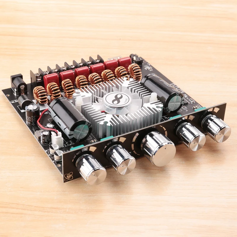 2.1-Channel TPA3251 Bluetooth Digital Amplifier Module High And Low Tone Subwoofer,220Wx2+350W Amplifier Board XY-S350H