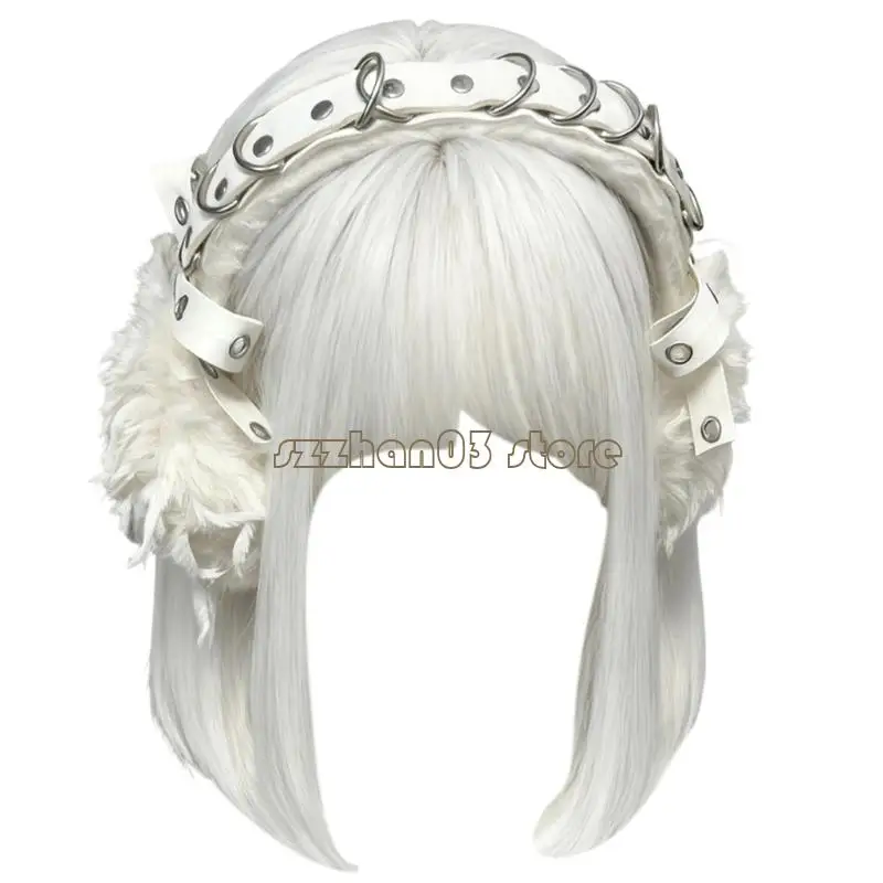 367C Punk Ear Muffs for Women Teens Subculture Ear Covers For Theme Event Commuting Music Festival Party Accessories Headwear