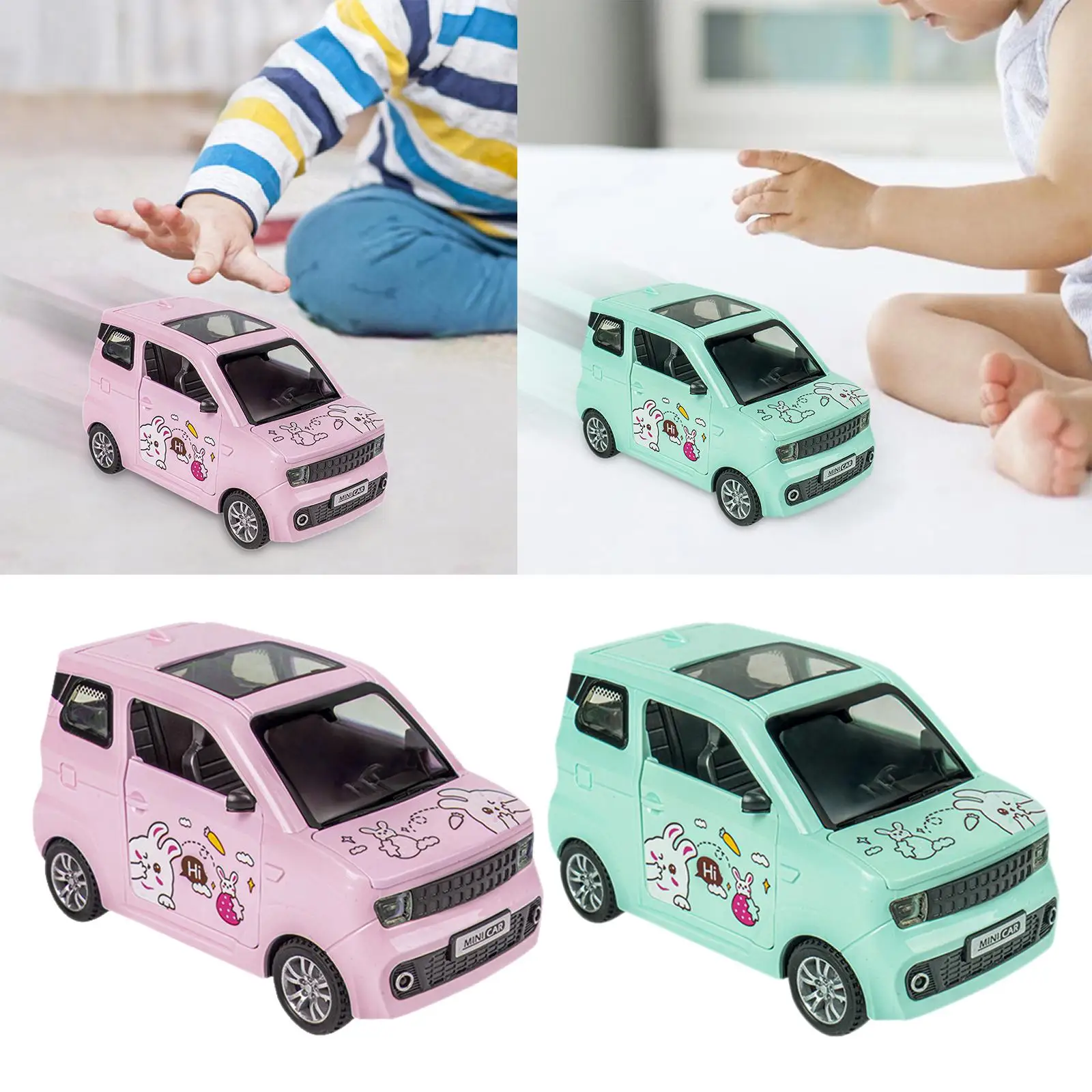 Inertial Car with Flashing Light Sounds Toddler Pull Push Vehicles for prize Box