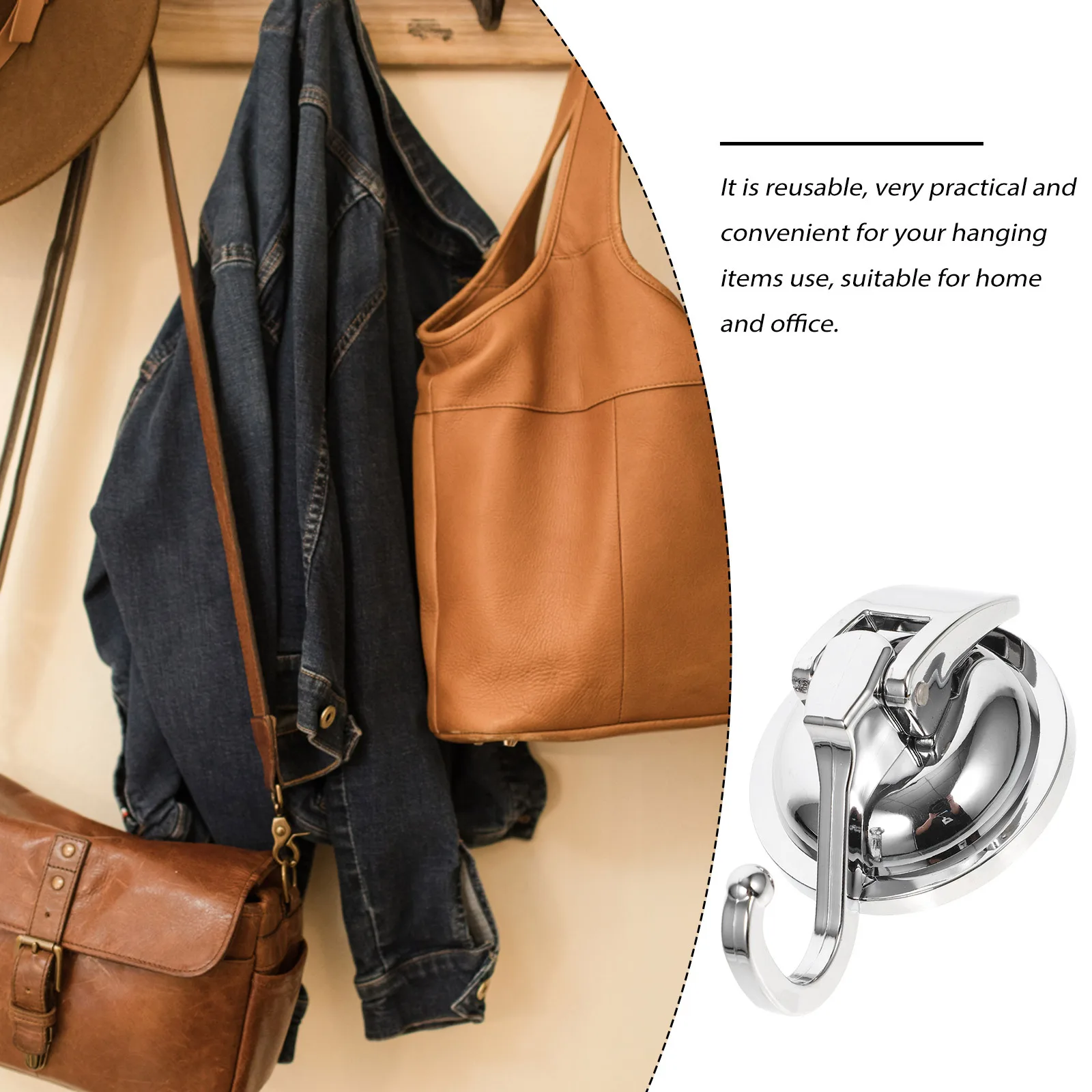 

Suction Cup Hook Reusable Multi-Purpose Strong Hold for Glass Ceramic Window Home Kitchen Wall Hanging Vacuum Suction Hook