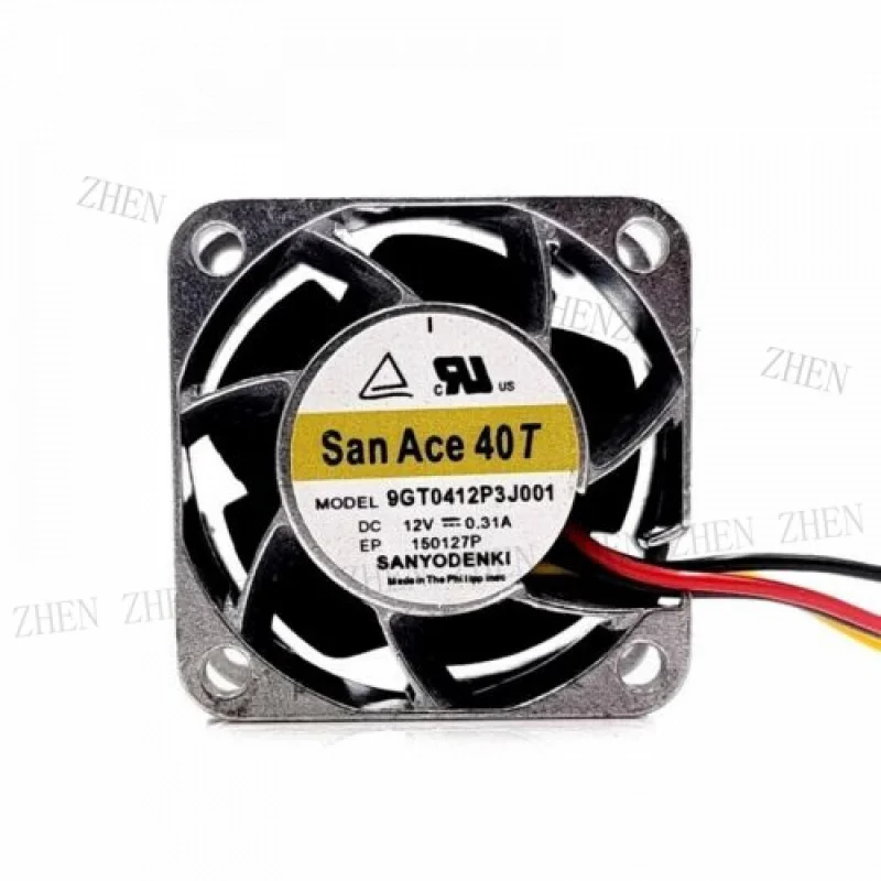 

Y ДЛЯ San Ace 40T 9GT0412P3J001 12 В 0,31 А 4-контактный металлический охлаждающий вентилятор