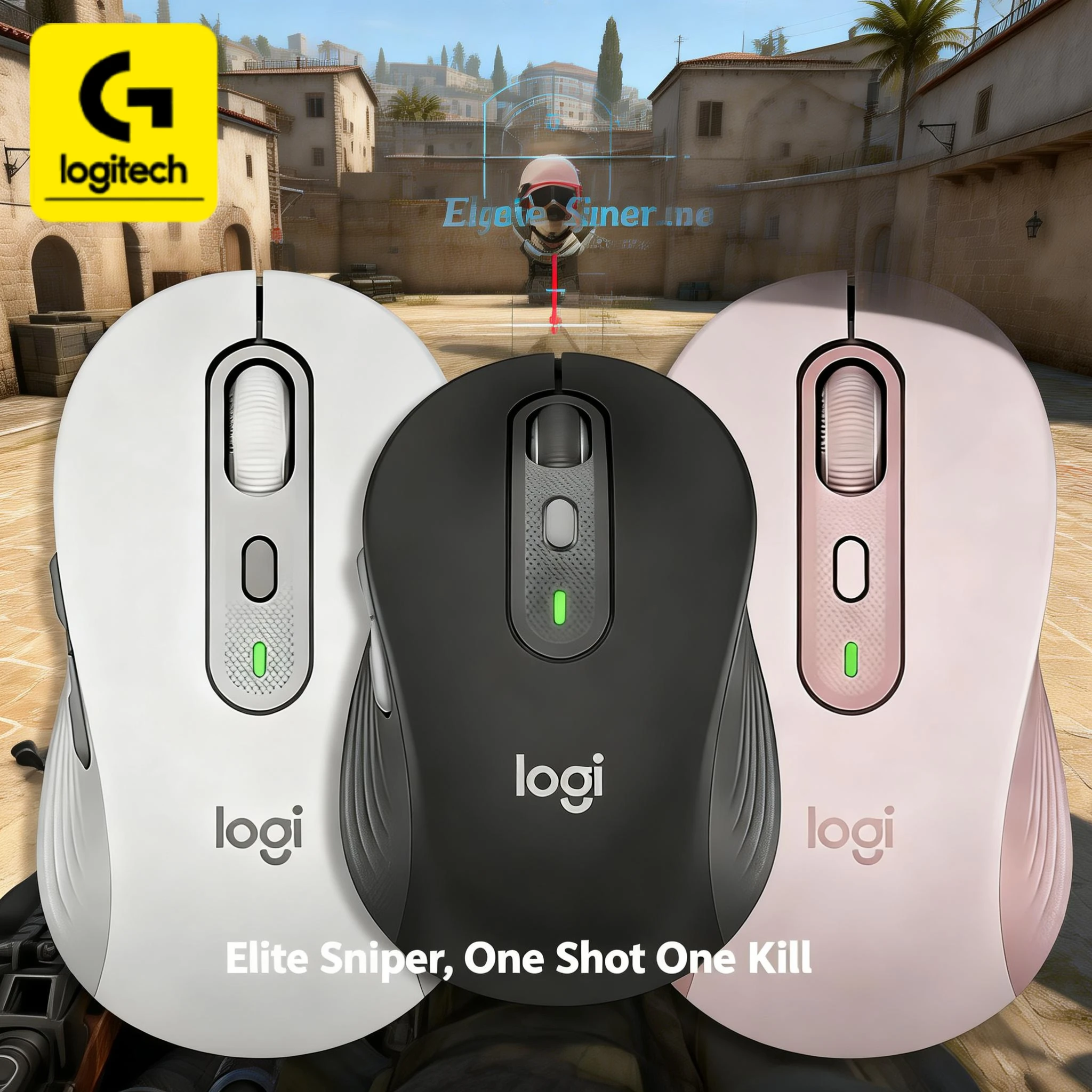 Logitech M650/M650L, compatible with multiple devices, wireless Bluetooth, silent button, worry-free at work.