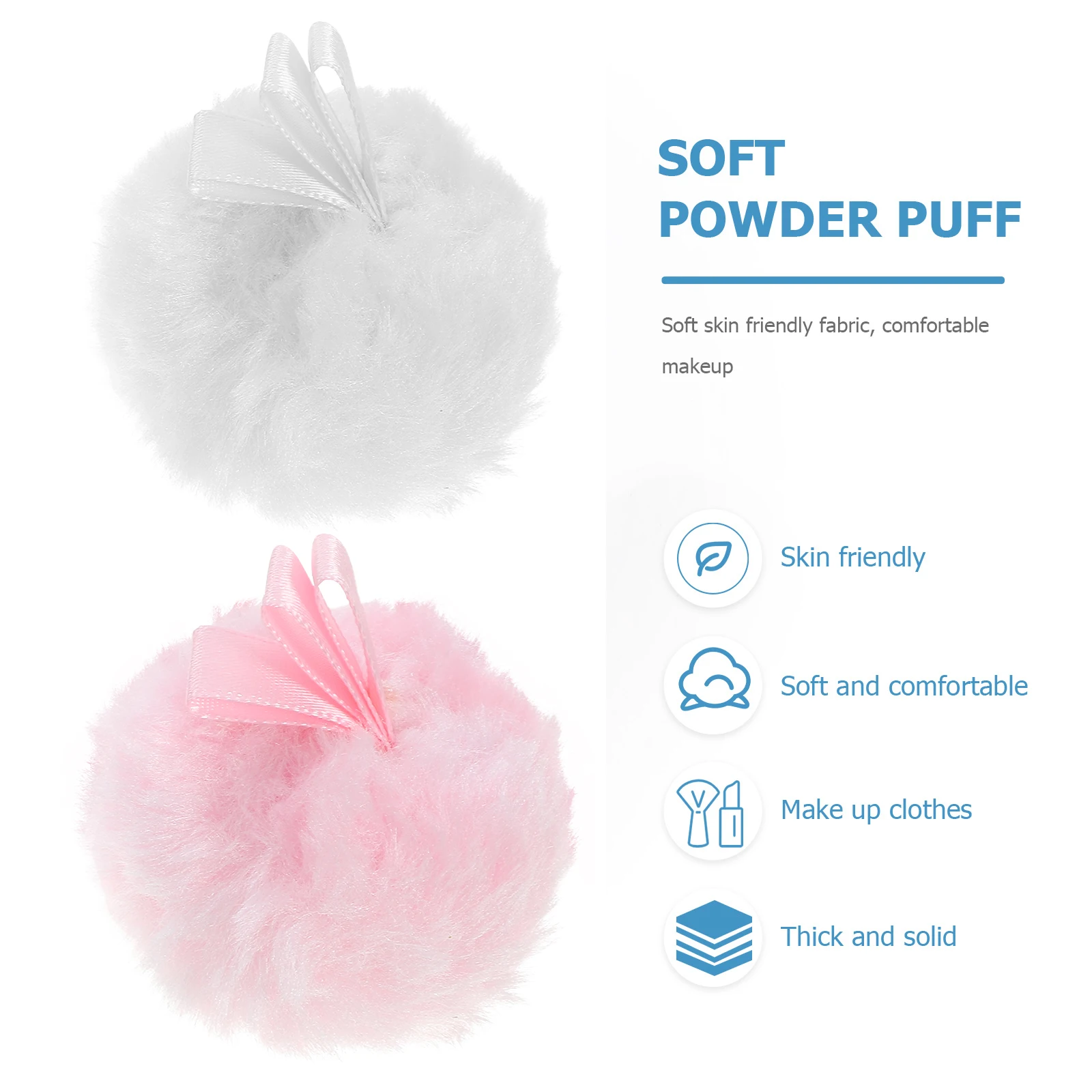 4 قطع من وسادة إزالة المكياج الفاخرة ذات الملمس الناعم، تخزين مدمج سهل للسفر المنزلي، روتين التجميل اليومي #2