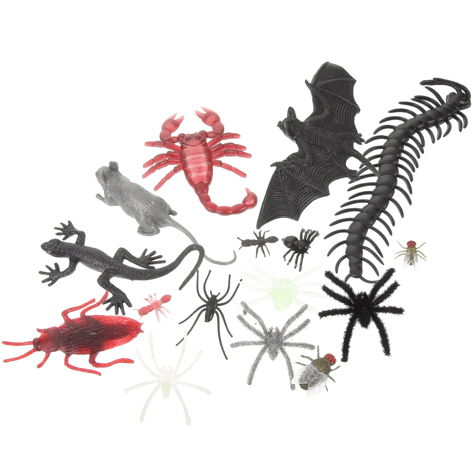 

40Pcs Detailed Insect Playset Safe Non Deformable Educational Animal Learning Tool for Curiosity Development Microscape