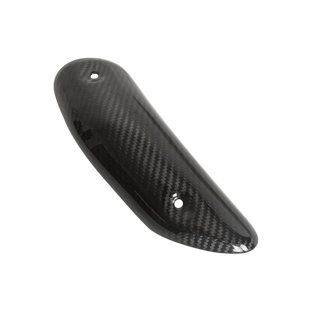 MOTO4U Carbon Fiber Motorcycle Pipe Exhaust System Heat Shield Cover Guard Muffler Shell For DUCATI 749 999 2003 2004 2005 2006