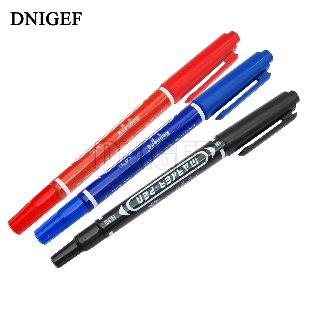 Smart Electronics CCL Anti-etching PCB circuit board Ink Marker Double Pen For DIY PCB