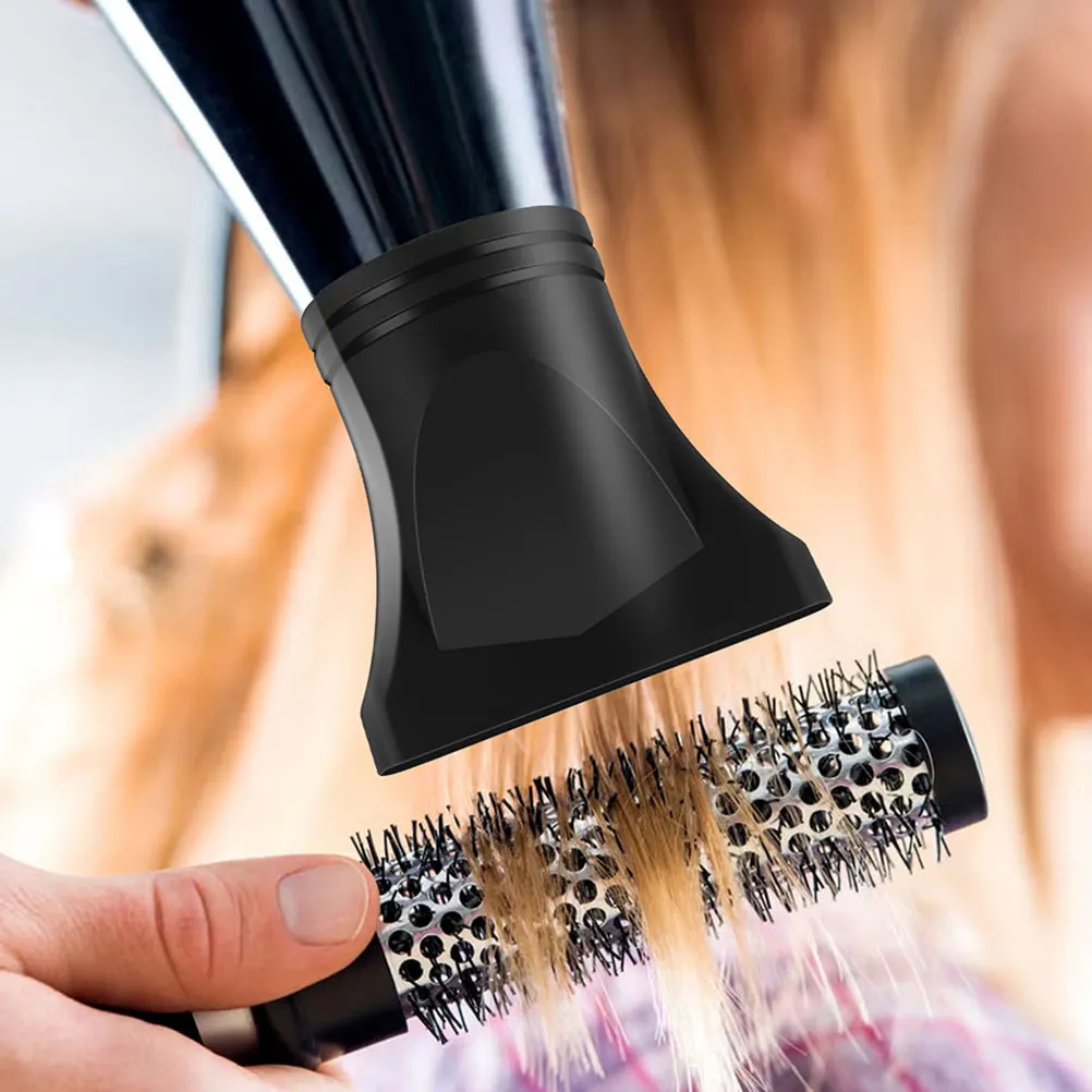 

8Pcs Universal Hair Dryer Nozzle Attachment Black Plastic Replacement Blow Dryer Concentrator Salon Styling Tool Kit