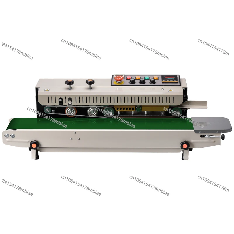 Automatic Horizontal Continuous Solid Ink Date Print Aluminum Plastic Bag Counter Heat Sealing Machine