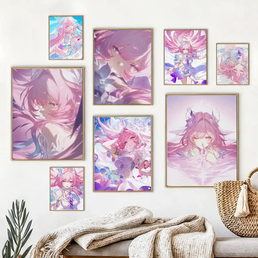 

C-Cyrene H-Honkai Star Rail Poster High Quality Dorm Living Room Aesthetic Wall Decoration Painting Stickers Gift