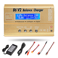 HTRC Imax B6 V2 80W 6A RC Balance Charger For LiIon/LiFe/NiCd/NiMH/High Power Battery LiHV 15V 6A AC Adapter IMAX Charger