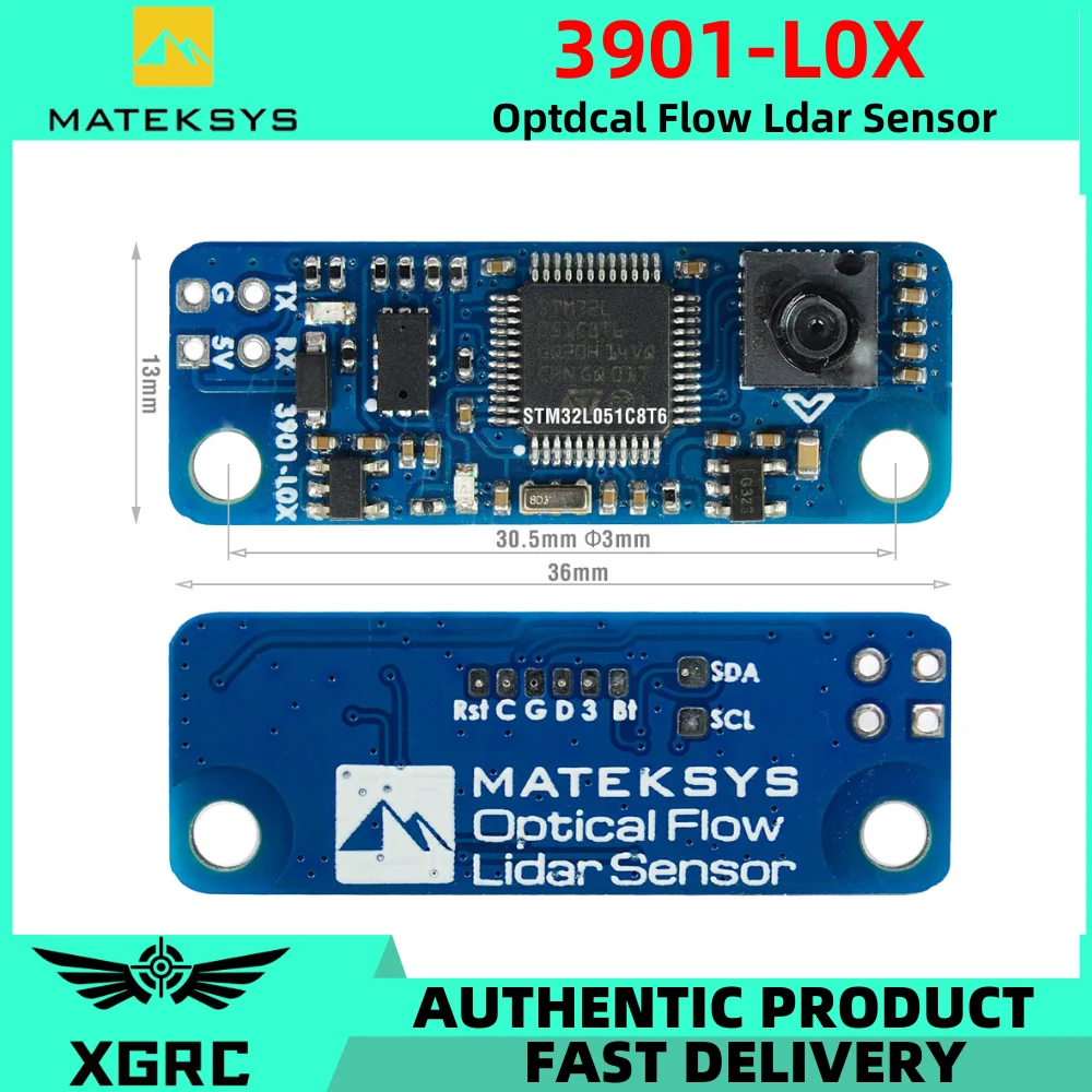 

MATEKSYS Matek OPTICAL FLOW & LIDAR SENSOR 3901-L0X INAV Module F4 F7 F405 Flight Controller for RC FPV Racing Drone