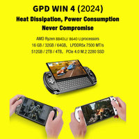 New GPD WIN 4 AMD 8840U/7640U 6Inch Handheld GamePad Tablet 64GB RAM 4TB PCLE 4.0 SSD Pocket Mini PC Laptop Game Player Console