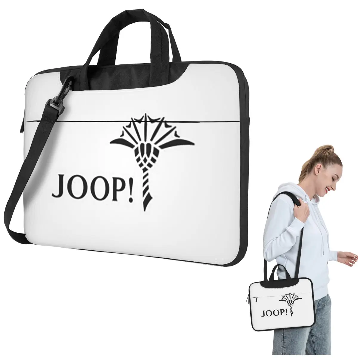 Funny Printed Joop Cool Crossbody Laptop Bag Case Computer Bag Resistant Protective Notebook Pouch for Macbook Pro