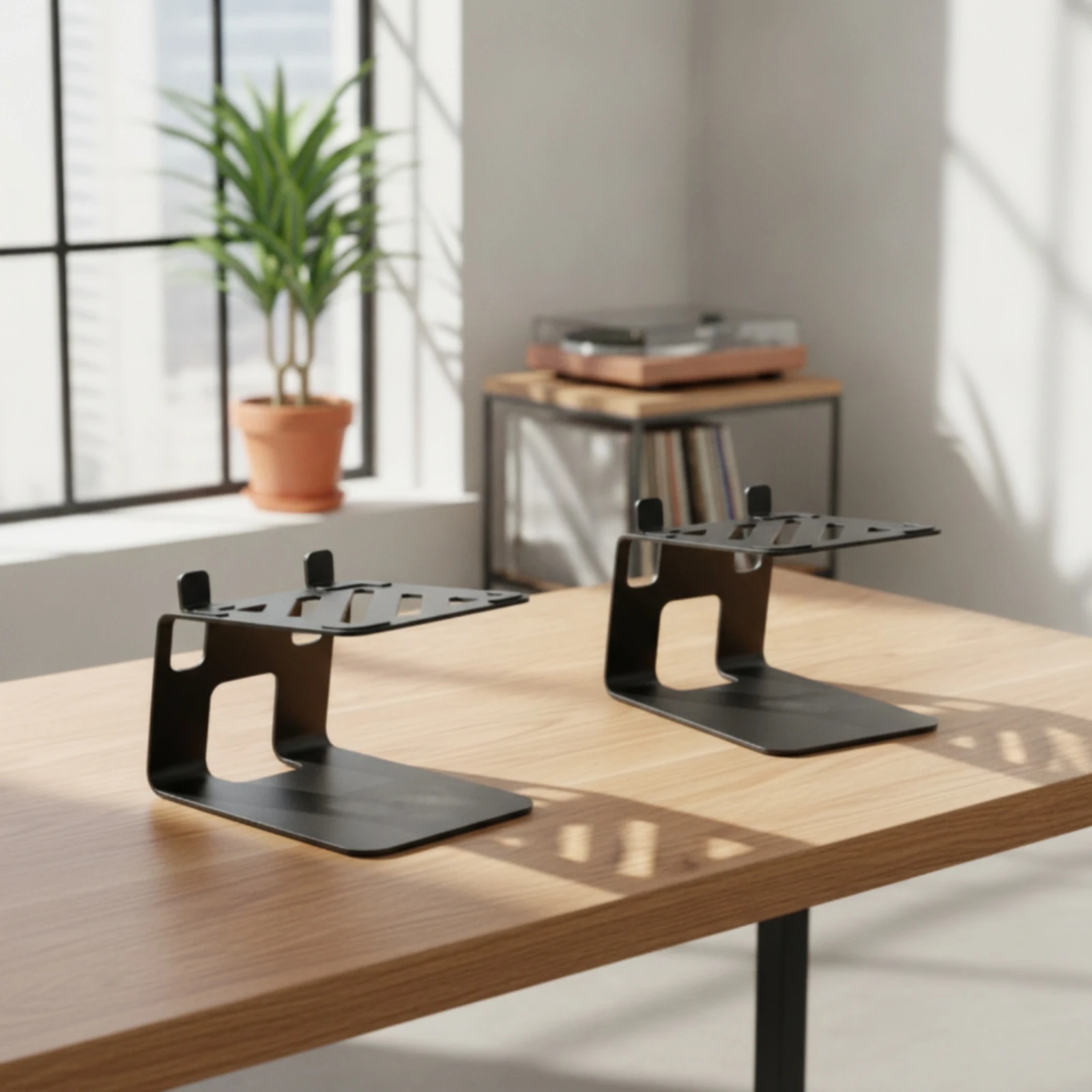 ขาตั้งลำโพงสำหรับโต๊ะทำงาน ทำจ - Speaker Desk Setup บทวิจารณ์และราคา