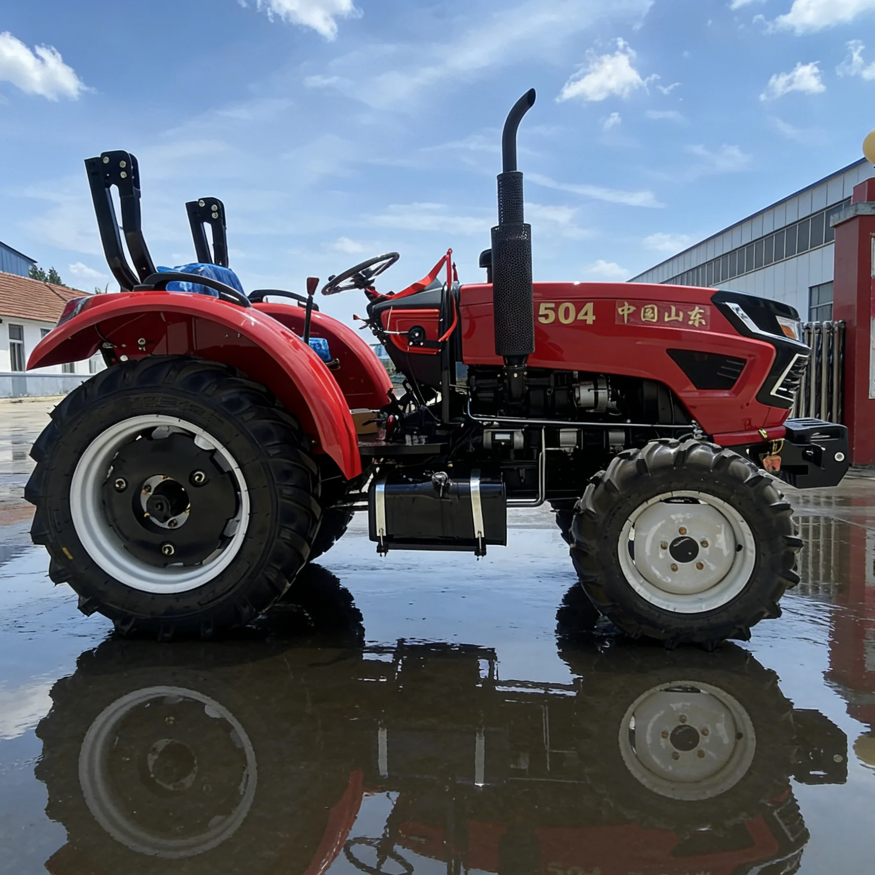 Customized Heavy Duty 50HP 4WD Tractor 504 CE Approved Diesel Farm Tractor with ROPS Protection Safety Agriculture Farming