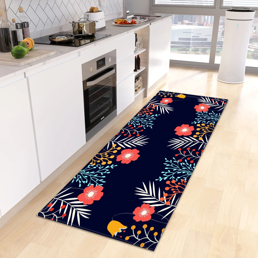 Felpudo antideslizante para entrada, Alfombra de cocina, pasillo de casa, baño, sala de estar, dormitorio, piso, balcón, decoración