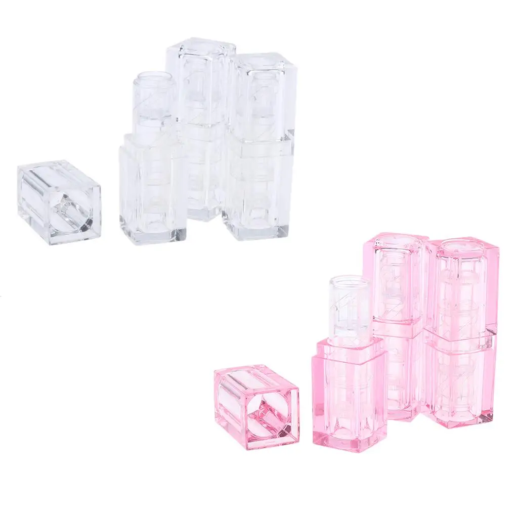 2-4 opakowania 3x3.8g pusty balsam do ust DIY pojemniki kosmetyczne butelki szminki