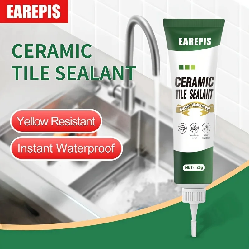 1pcs 20g Home Ceramic Tile Repair Artifact Quick-drying Ceramic Paste Powerful Adhesive for Marble Tiles RV Sealants