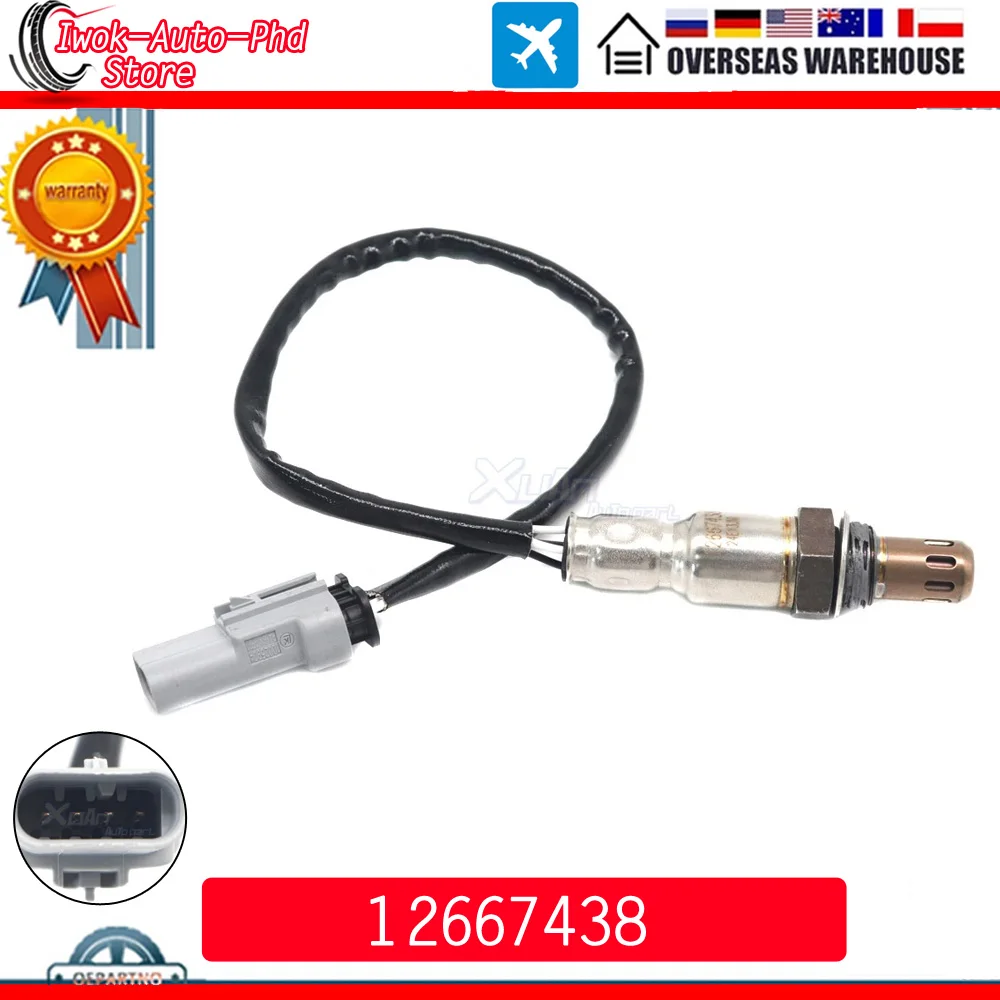 

Lambda O2 Oxygen Sensor 2017-2023 12667438 For GM Chevy GMC Buick Cadillac 3.6L