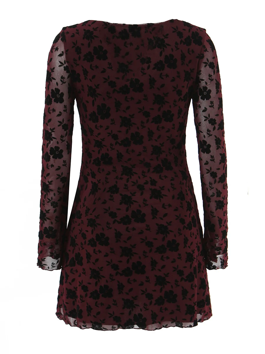 

Сексуальная американская ретро длинная све бархатная сетка с низким вырезом Bodycon ort Dr Женская утягивающая юбка Dr