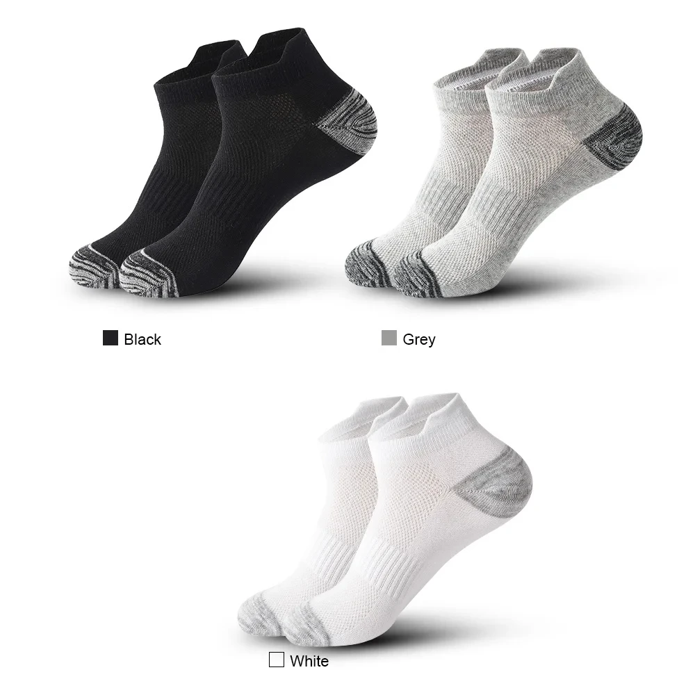 6 Pairs 2024 Fashion Breathable Cotton Sports Socks Mesh Casual Athletic Thin Cut Short Socks New High Quality Men Ankle Socks