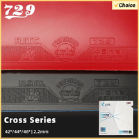 Original Friendship 729 Cross Series Table Tennis Rubber Tacky Pimples-in Ping Pong Training Rubber with ITTF Approved