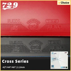 Original Friendship 729 Cross Series Table Tennis Rubber Tacky Pimples-in Ping Pong Training Rubber with ITTF Approved