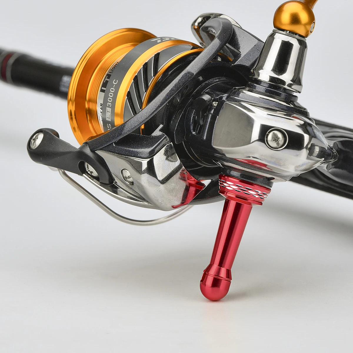 GOMEXUS Reel Stand for Daiwa 18 Legalis LT 1000-4000 Revros 16 Emeraldas 2508 Shimano Nasci Sedona Sahara Sienna FE Refurbished