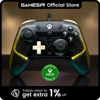 GameSir Kaleid Flux Xbox Controller Gamepad con cable para Xbox Series X, Xbox Series S, consola de juegos Xbox One Joystick de efecto Hall
