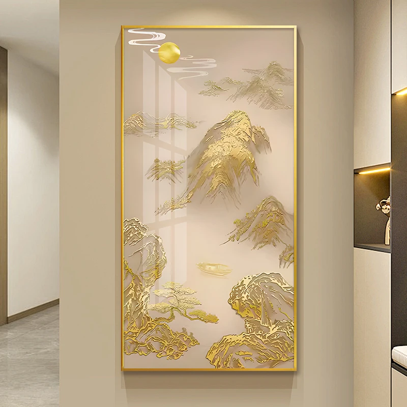

Sun Shining on Jinshan 3D Crystal Inlaid LED Mural Wall Sconce - Room Decor for Premium Home Atmosphere Enhancement