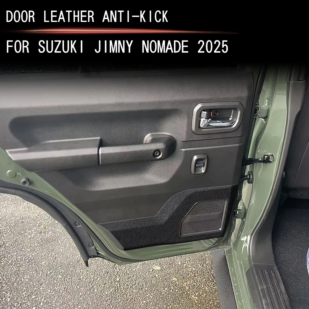 

Для Suzuki Jimny Nomade 2025 2026 кожаный автомобильный 4-дверный чехол на панель An-ti, наклейка, износостойкие, устойчивые к царапинам аксессуары