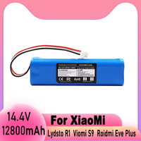 Original 12800mAh Li-ion Battery For Lydsto R1,Roidmi Eve Plus ,Proscenic M7 MAX, M7 Pro,M8 Pro,U6, Lenovo LR1 Vacuum Cleaner