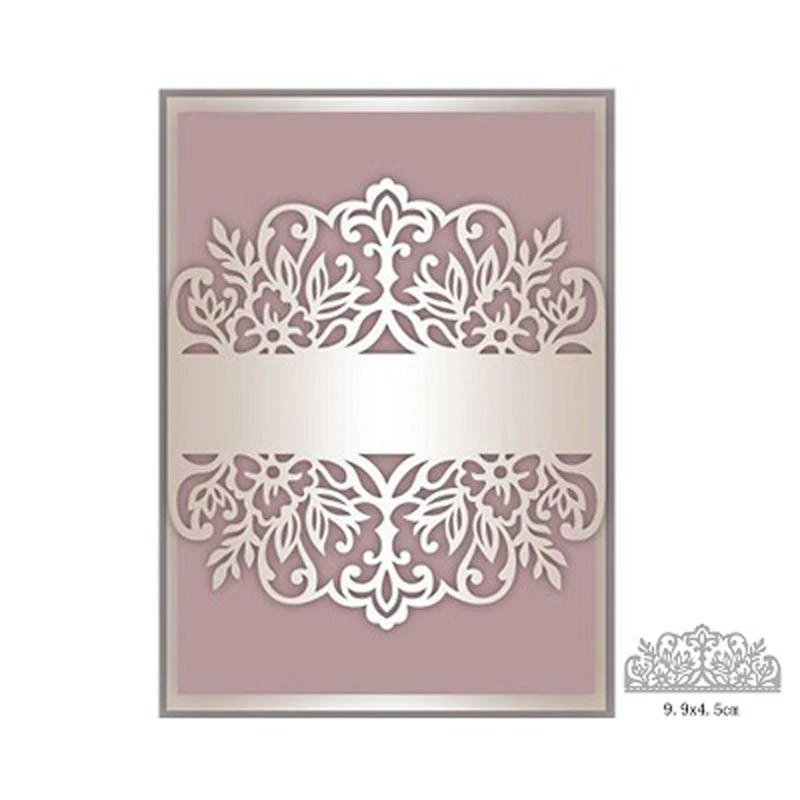 F92B Lace Flowers Metal Cutting Dies Stencil DIY Scrapbooking Album Stamp Paper Card