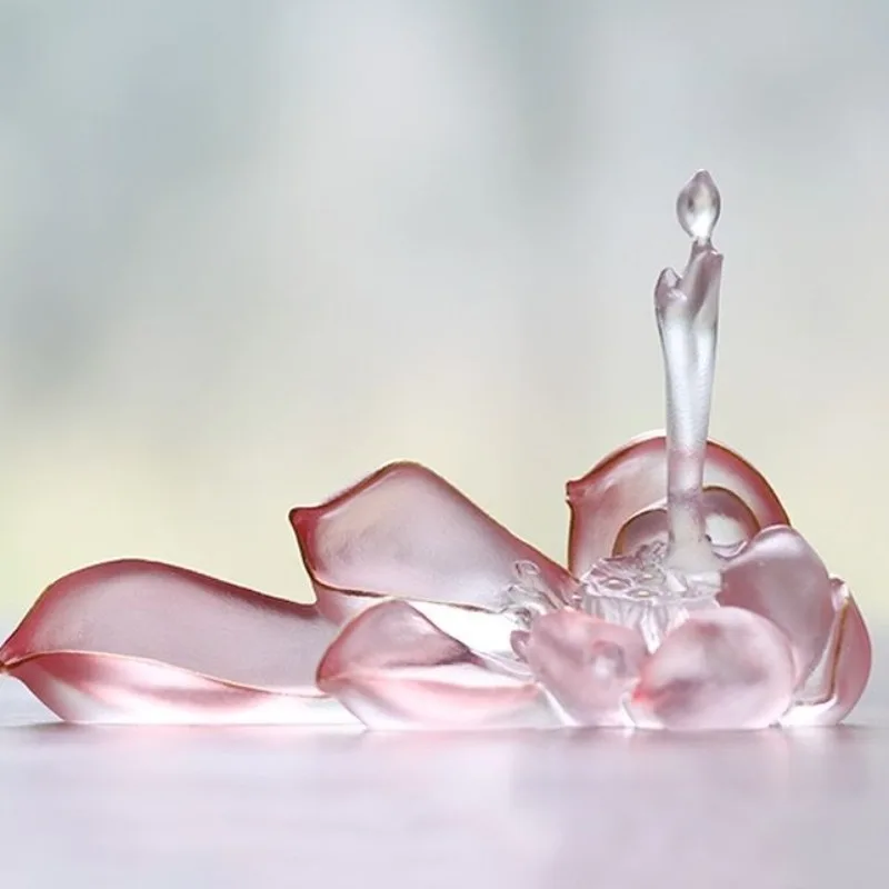 Glazed lotus line fragrant incense insert, Jingwu creative home Zen ornament home