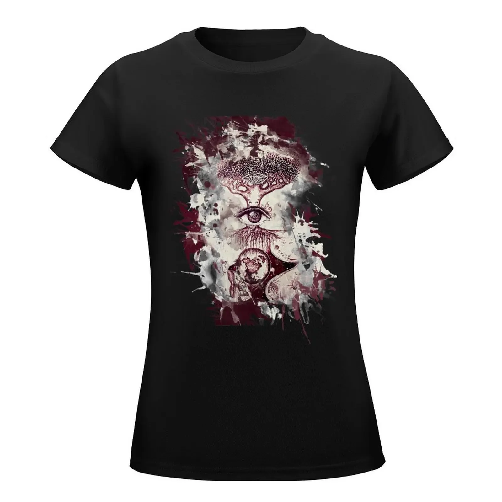 Eye of the Universe ~ Existence T-Shirt aesthetic clothes vintage clothes workout t shirts for Women