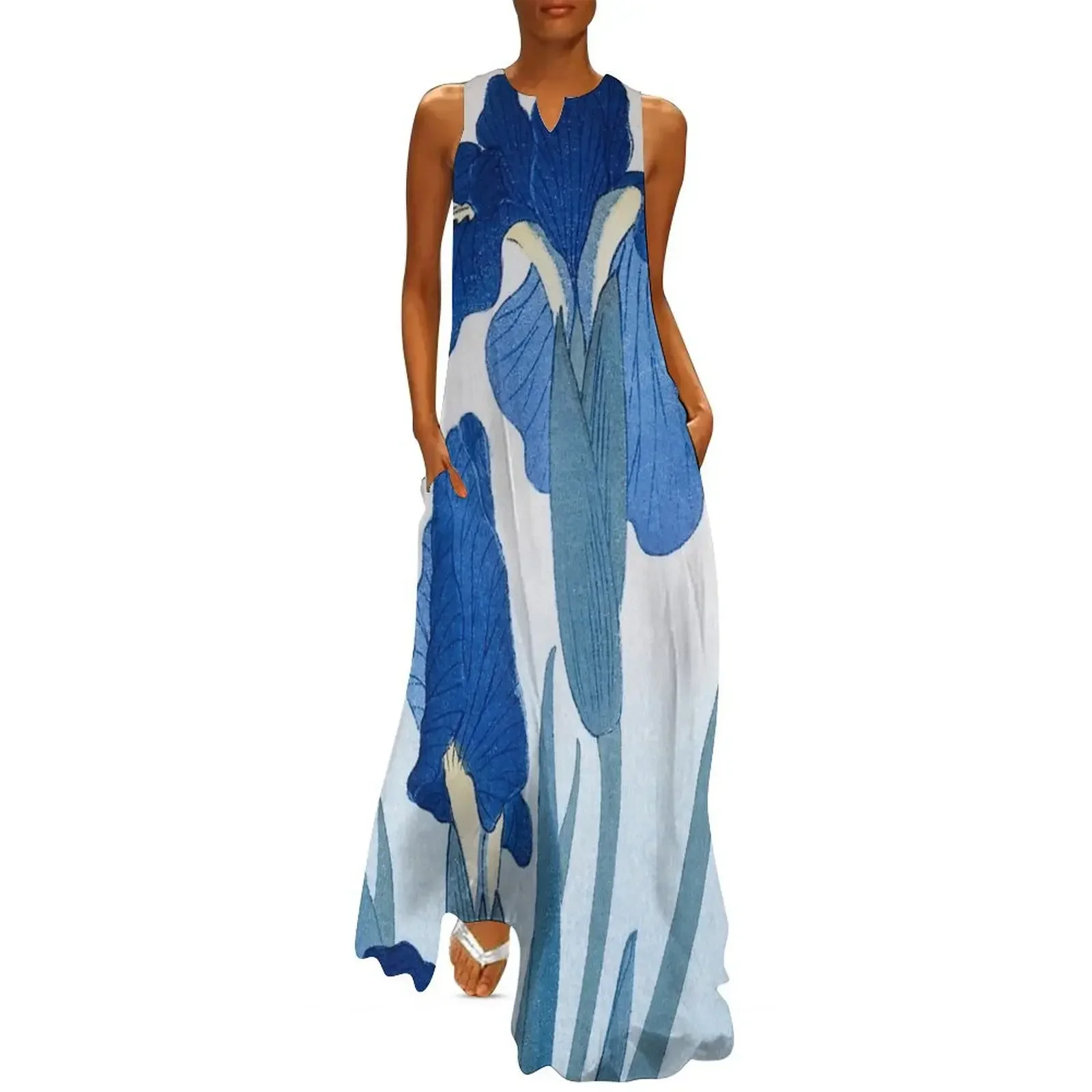

Iris Flowers Long Dress Long dress woman women dresses sensual sexy dress for women women's summer 2025