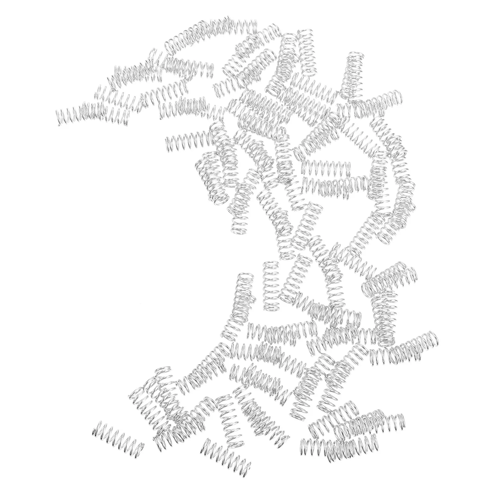 

100Pcs Nickel Plated Printer Springs for Heated Bed 3D Printers High Pressure Resistance Stiff Spiral Spring Long Life Leveling