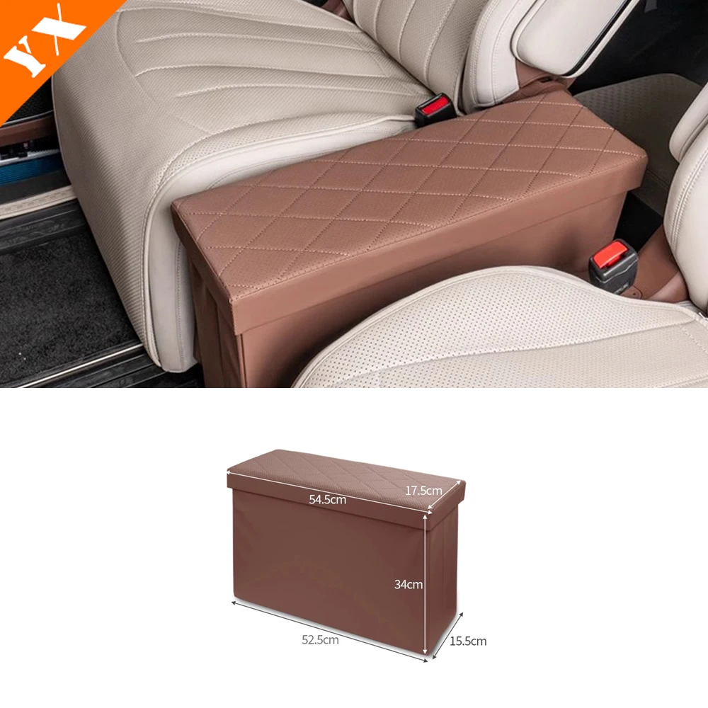 

For BYD xia 2025 2026 byd xia accessories Original Color Orange Car Second Row Seat Aisle Storage Box Auto Armrest Storage Box