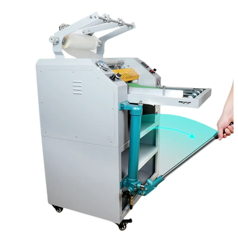 Upgrade NEW Hydraulic Laminating Machine Large Steel Stick Automatic Laminating Machine Coated Paper G Machine With Trimming
