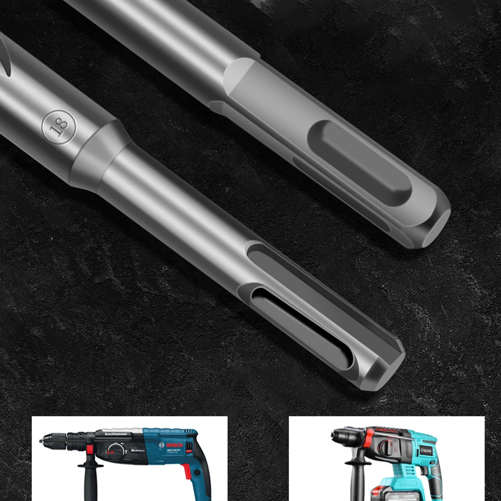 

For SDS Plus Drill Bit Set for Professional Use Designed for Easy Penetration into Concrete and Steel Surfaces
