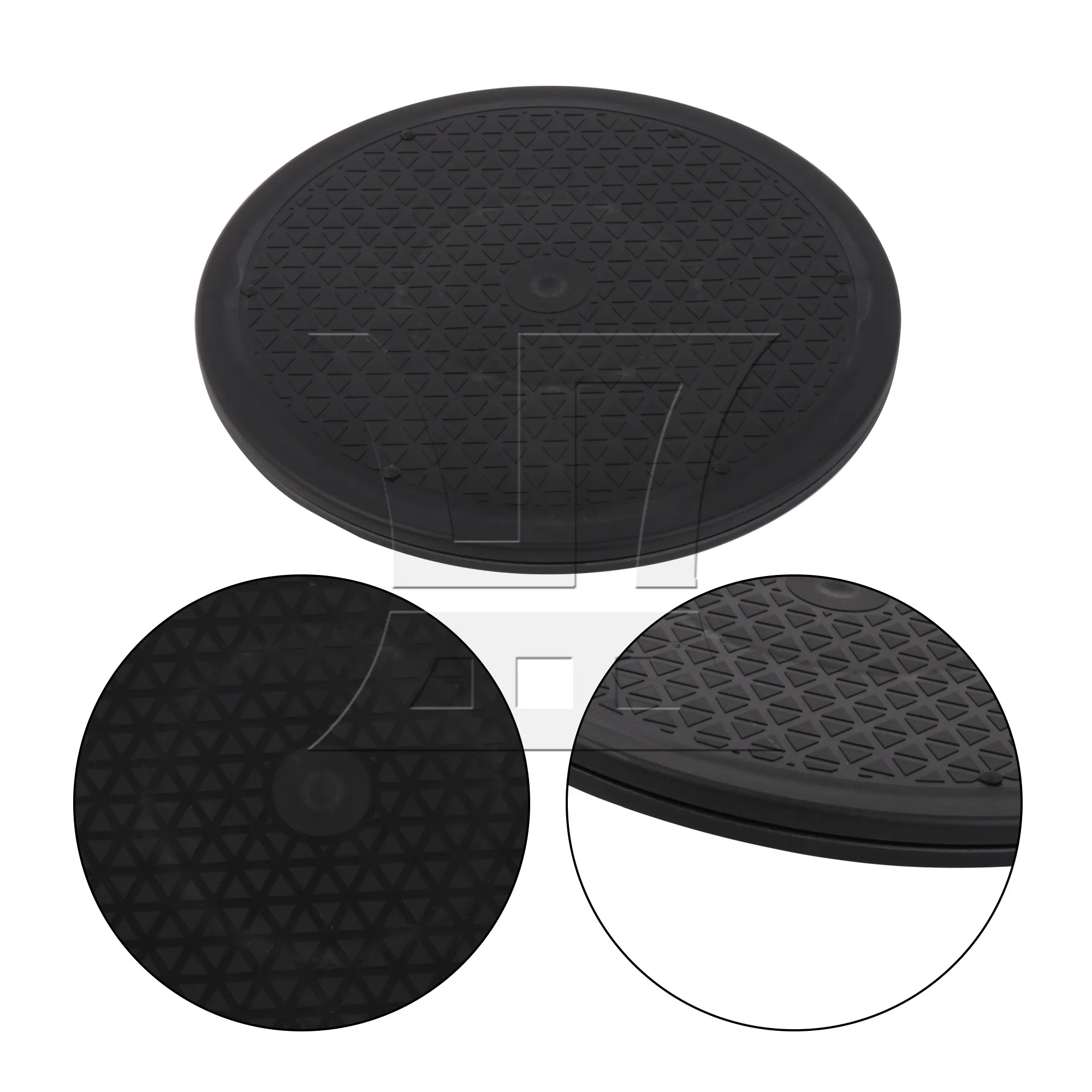 CNBTR Rotation Stand 360 Degree 12" Diameter Black for Rotating Display Turntable