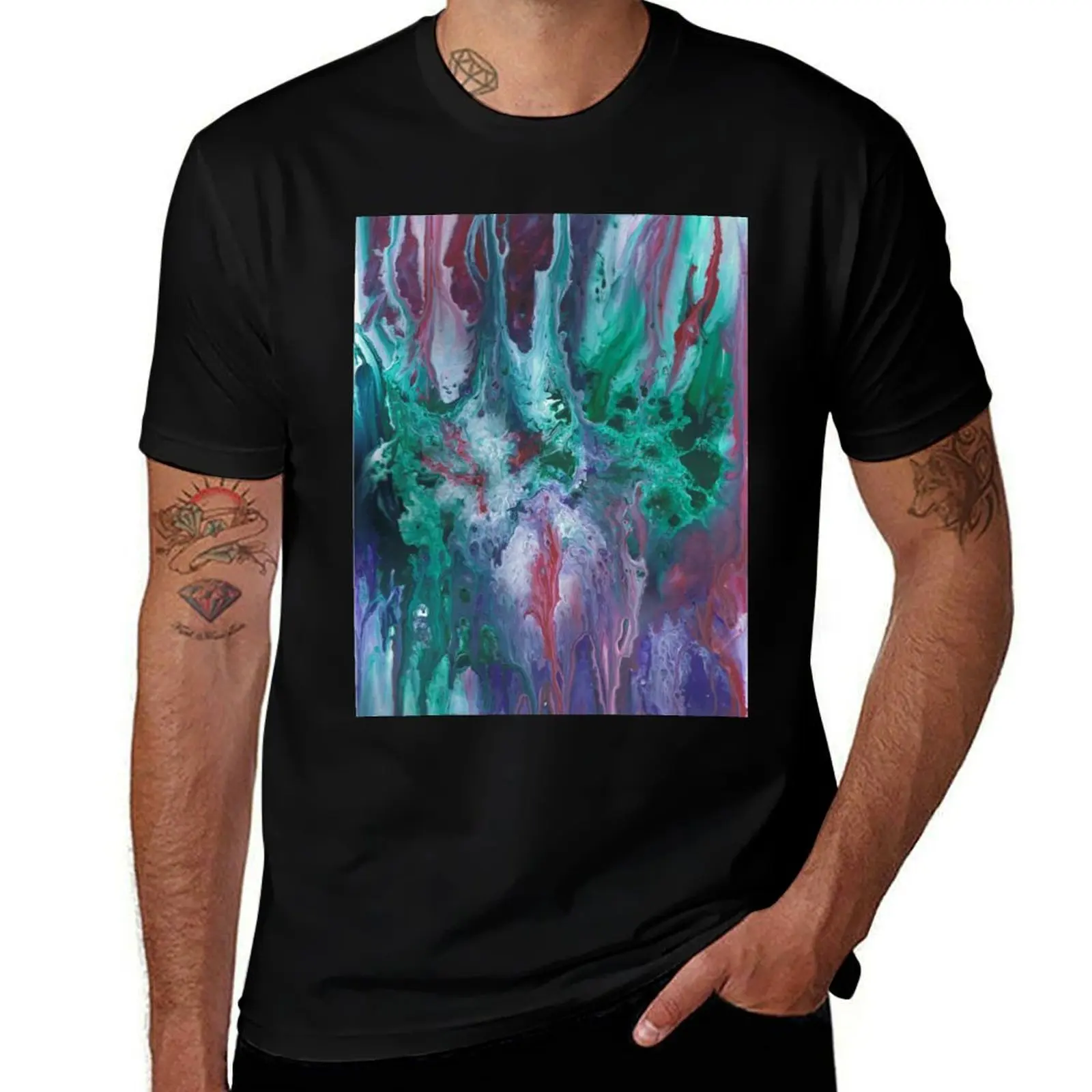 

Color Storm T-Shirt for a boy anime shirt oversized t shirt heavyweight t shirts for men