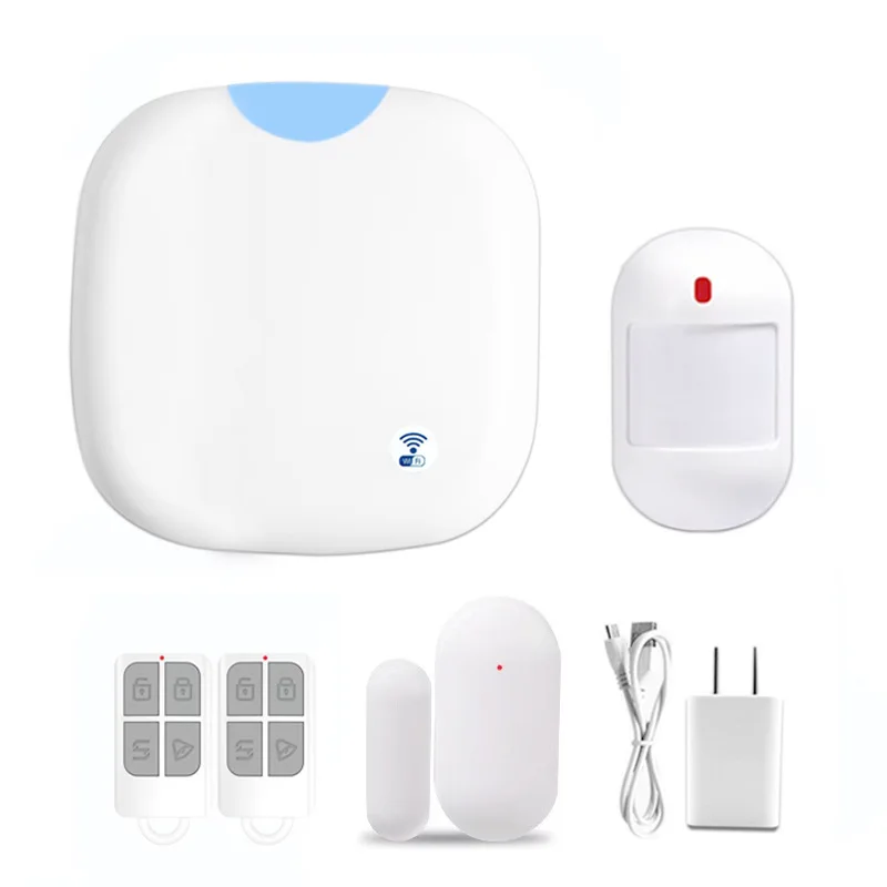 Tuya Smartlife APP Remote Control  WIFI  Burglar Alarm System Home Security  Door Window Alarm Sensor